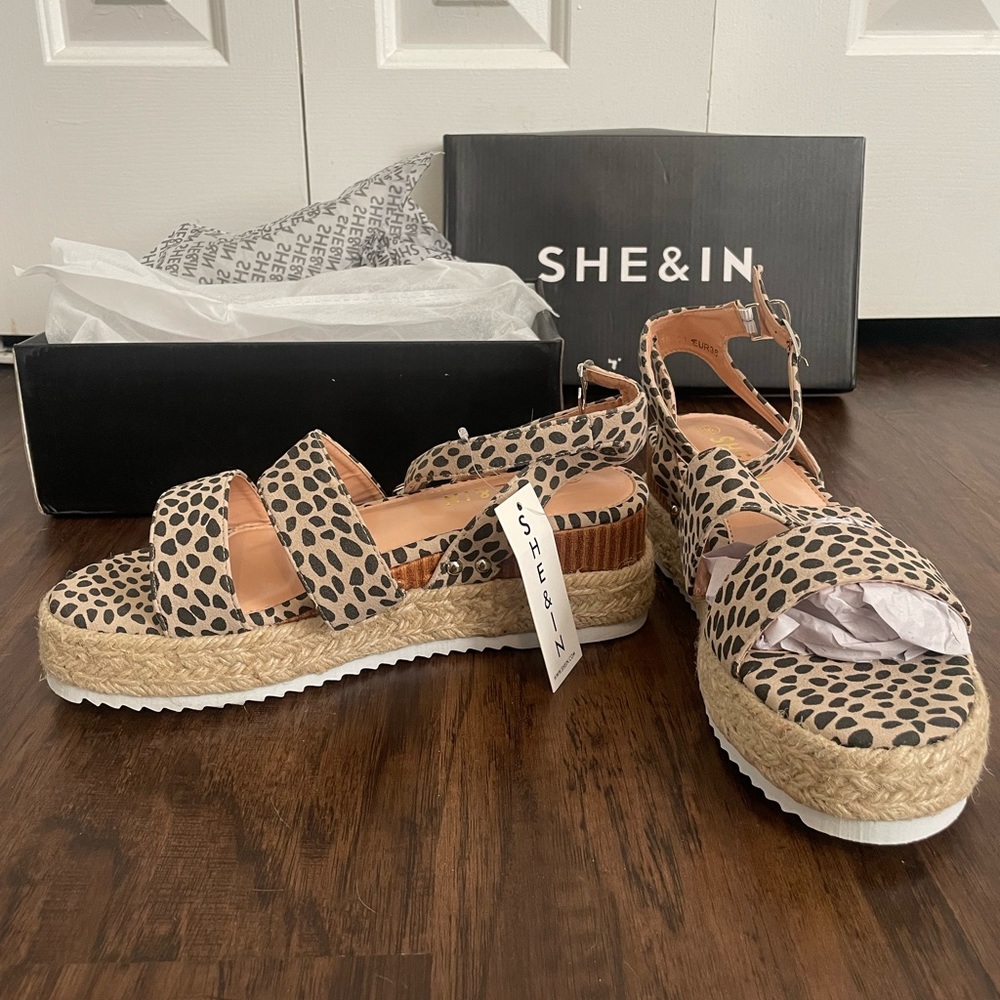 Leopard Print Sandals